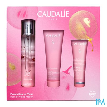 Caudalie Coffret Noel Eau Fraiche Rose 3 Prod. 1