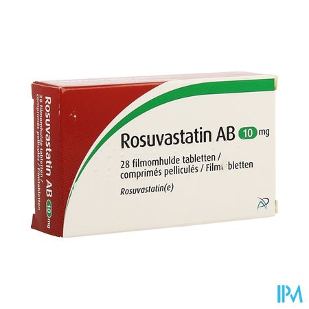 Rosuvastatin Ab 10mg Filmomh Tabl 28 X 10mg