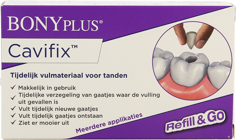 Bonyplus Cavifix Tijdelijk Vulmateriaal Tanden 7g 2