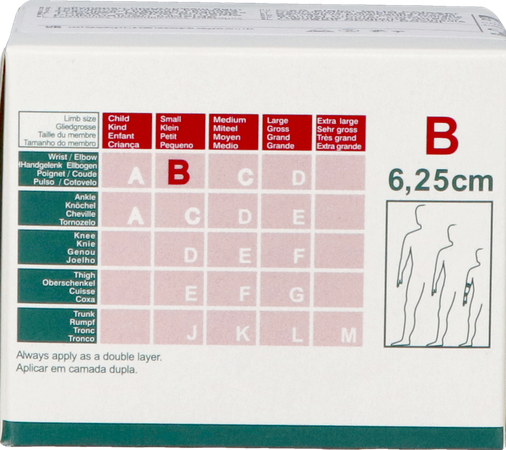 Pharmex Elastisch Buis Steunverband B 6,25cmx1m 3