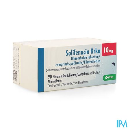 Solifenacin Krka 10mg Filmomh Tabl 90 X 10mg