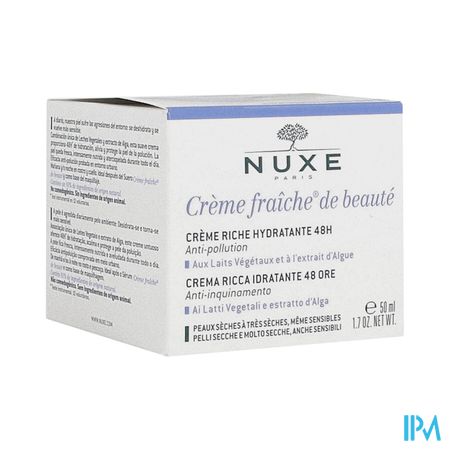 Nuxe Creme Fraiche Cr Rijke Hydra 48u Pot 50ml