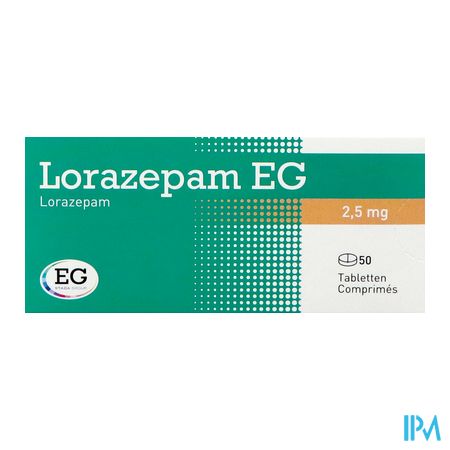 Lorazepam EG Comp 50X2,5Mg 1