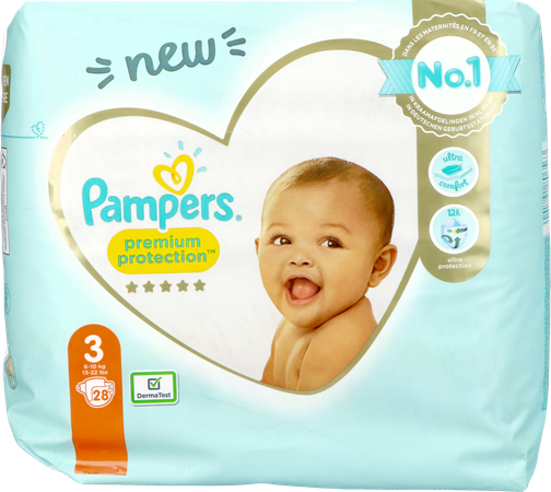 Pampers Premium Protection Carry Pack S3 28 1