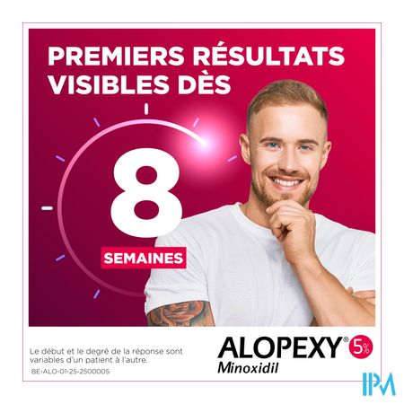 Alopexy 50mg/ml Sol Application Cutanee Fl 3x60ml 6