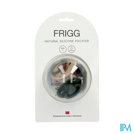 Frigg Color Sil Fopspenen T1 Acorn/olive 2