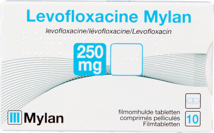 Levofloxacine Viatris 250mg Tabl 10 2