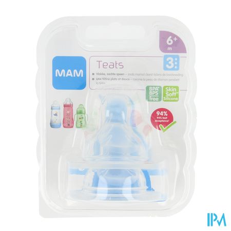 Mam Care Milk 3 Speen Sil Z/bisphenol A 1