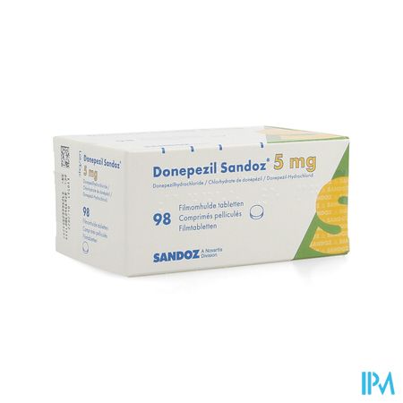 Donepezil Sandoz 5,0mg Filmomh Tabl 98 X 5,0mg