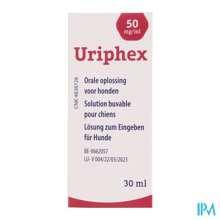 Uriphex 50mg/ml Orale Opl Honden 30ml 1
