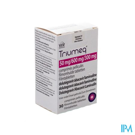 Triumeq 50mg/600mg/300mg Comp Pell 30