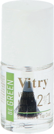Nagellak Be Green 2&1 Base & Top Coat 10ml 13