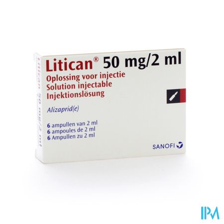 Litican Amp Inj 6 X 50mg/2ml