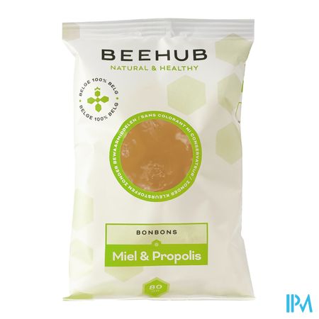 Beehub Snoepje Honing&propolis 80g 1
