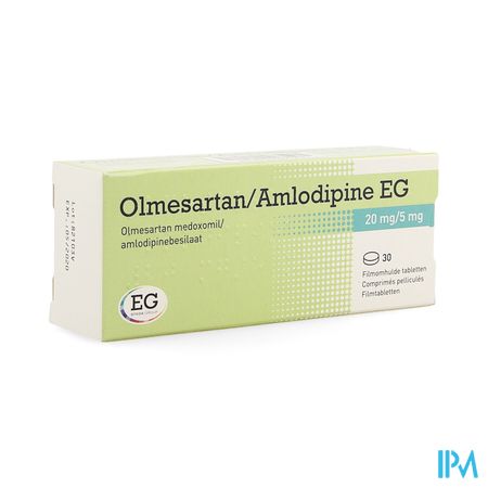 Olmesartan Amlodipine EG 20Mg/ 5Mg Film.Tabl  30