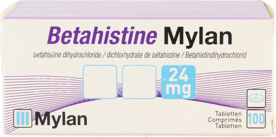 Betahistine Viatris 24mg Tabl 100 4