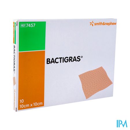 Bactigras Pansement 10cmx10cm 10 7457