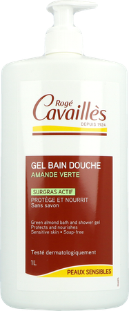 Roge Cavailles Gel Bain Douche Surgr. Amande V. 1l 4