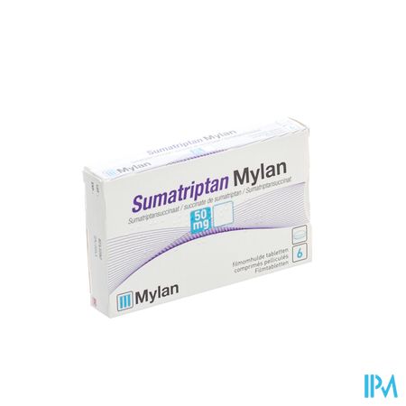 Sumatriptan Viatris 50mg Tabl 6 1