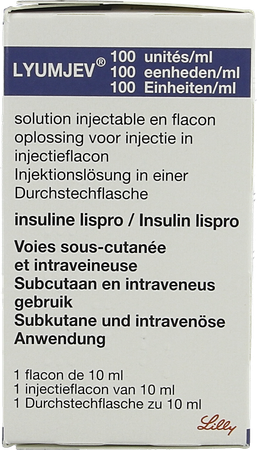 Lyumjev 100ie/ml Opl Inj Fl Inj Glas 1 X 10ml 1