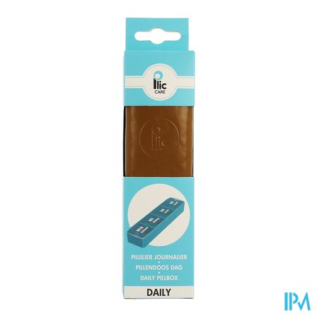 Plic Care Pillendoos Daily Bruin 1