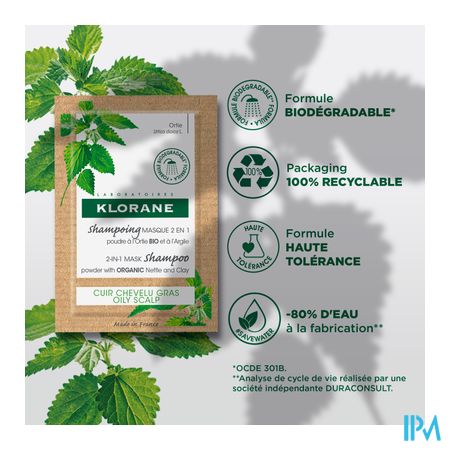 Klorane Capil. Masker Reinigend Brandnetel 8x3g 10