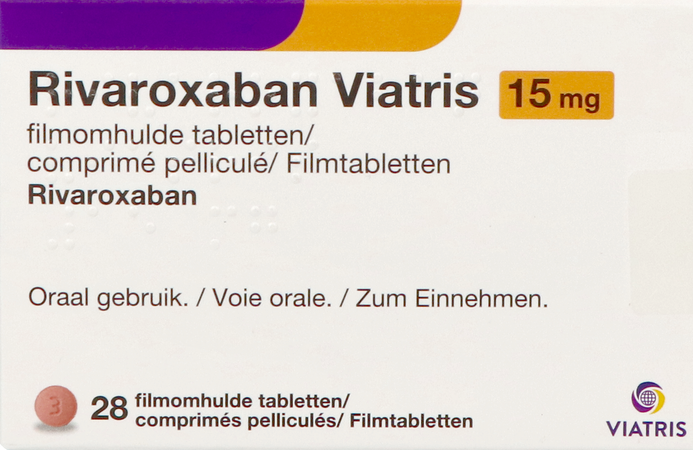 Rivaroxaban Viatris 15mg Filmomh Tabl 28 2