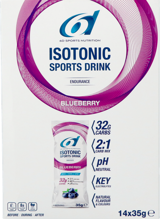 6d Isotonic Sports Drink Blueberry Pdr Zakje14x35g 1