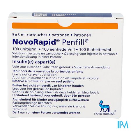 Novorapid Penfill 5x3ml 100 U/ml 2