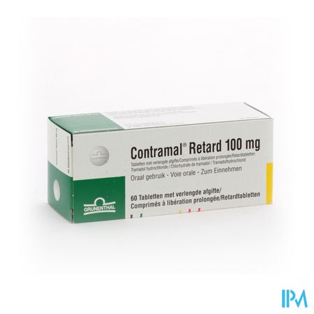 Contramal Retard 100mg Comp 60