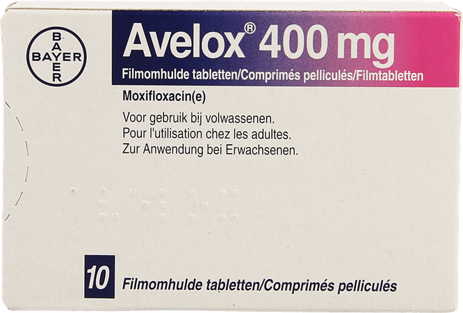 Avelox 400mg Filmomh Tabl 10 X 400mg (nf Blister 1