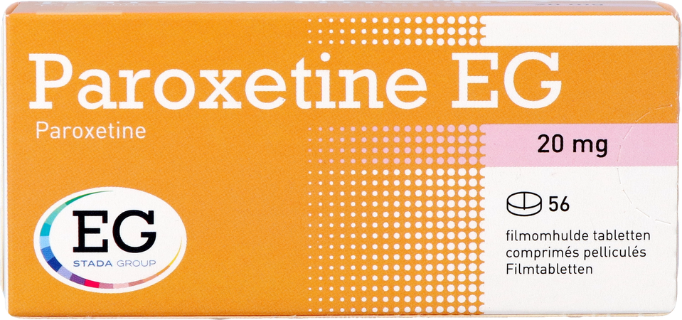 Paroxetine EG Filmomh Tabl 56X20Mg Blister 2