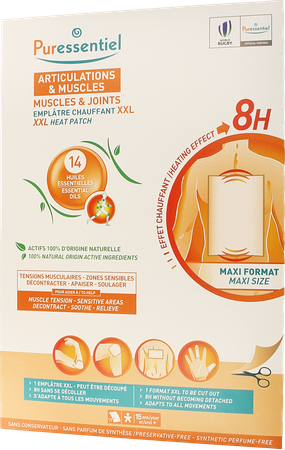 Puressentiel Gewrichten Spieren Patch Verwarm. Xxl 1