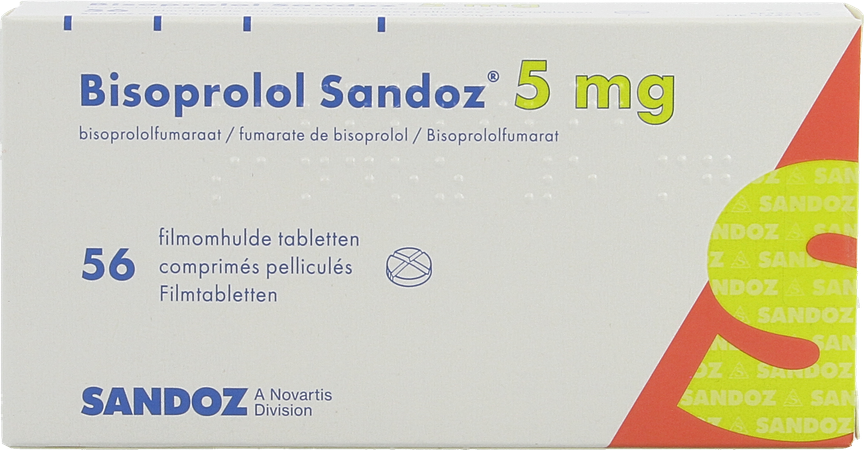 Bisoprolol Sandoz 5mg Tabl 56 X 5mg 2