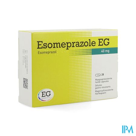 Esomeprazole EG 40Mg Harde Caps Maagsapres 28X40Mg