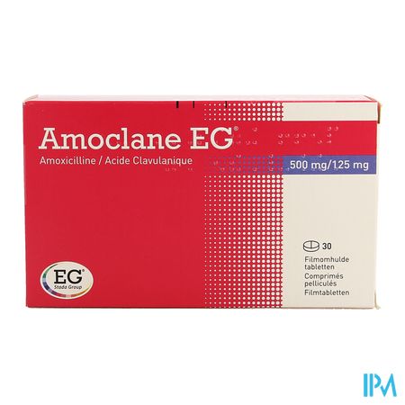Amoclane EG 500Mg/125Mg Filmomh Tabl 30 1