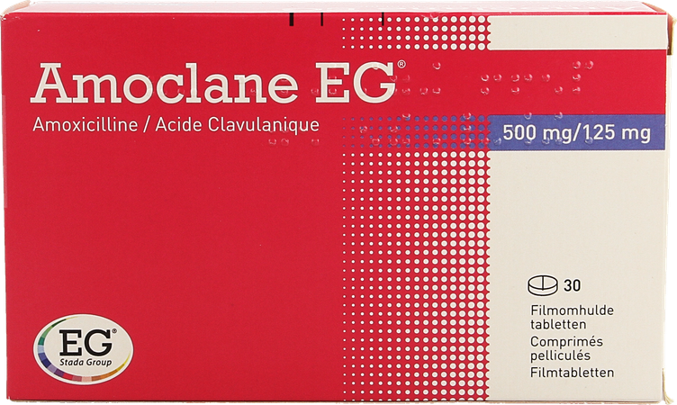 Amoclane EG 500Mg/125Mg Filmomh Tabl 30 1