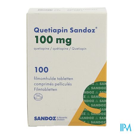Quetiapin Sandoz 100mg Pot Comp Enrobe 100 3