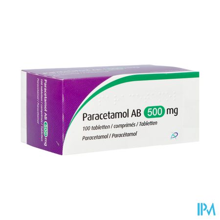 Paracetamol Ab 500mg Comp 100