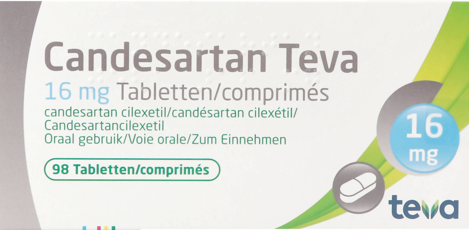 Candesartan Teva Tabl 98 X 16mg 3