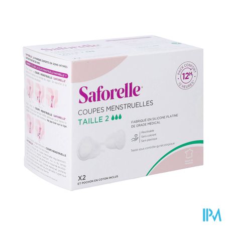 Saforelle Menstruatiecups Pack Comfort 12h T2