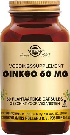 Solgar Ginkgo V-caps 60x60mg 1
