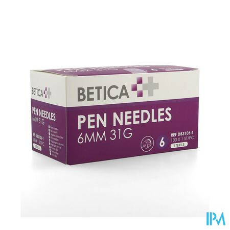 Betica Aiguilles Stylo Inj 6mm 31g 100