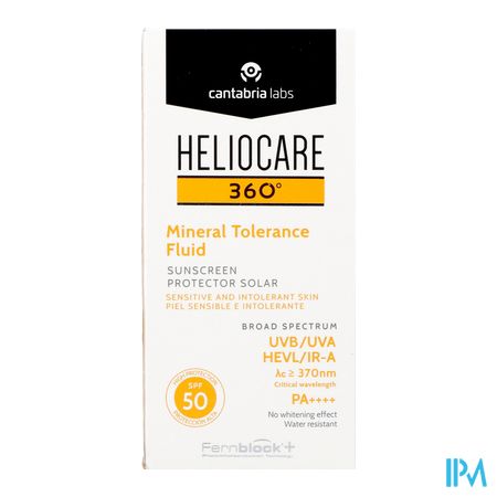 Heliocare 360° Mineral Tolerance Fluid Ip50 50ml 3