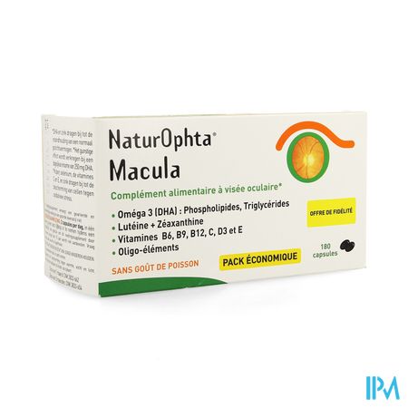 Naturophta Macula Nf Caps 180 Rempl.3550373