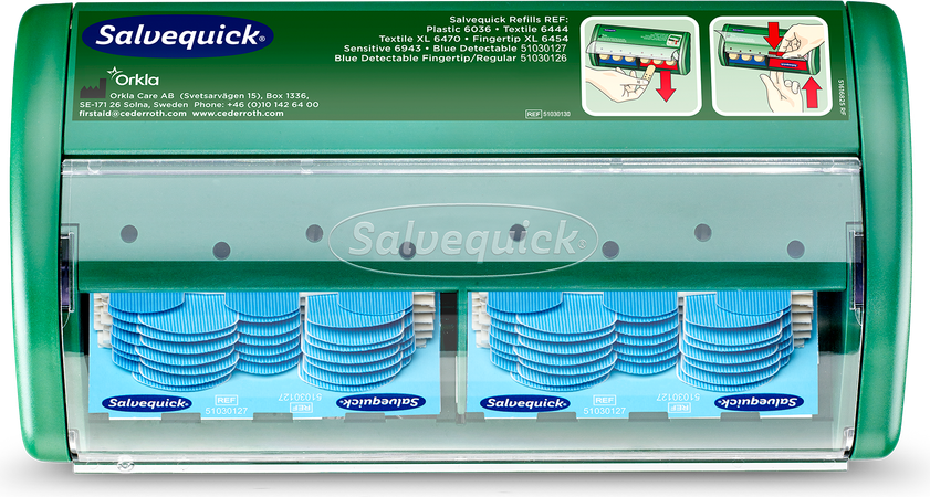 Salvequick Distributeur De Pansement Bleu 51030130 1