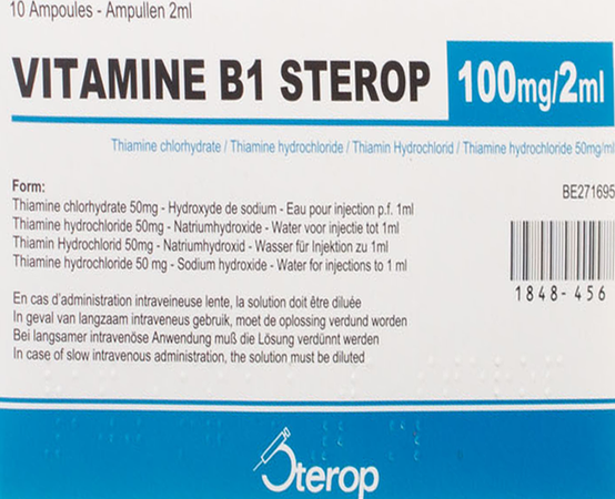 Vit B1 Im/iv Amp 10 X 100mg/2ml 2