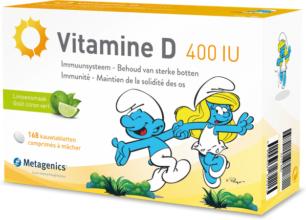 Vitamine D 400iu Metagenics Smurfen Comp 168 1