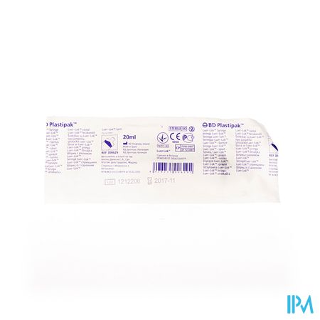 Bd Plastipak Seringue Luer-lok 20ml 1 300629