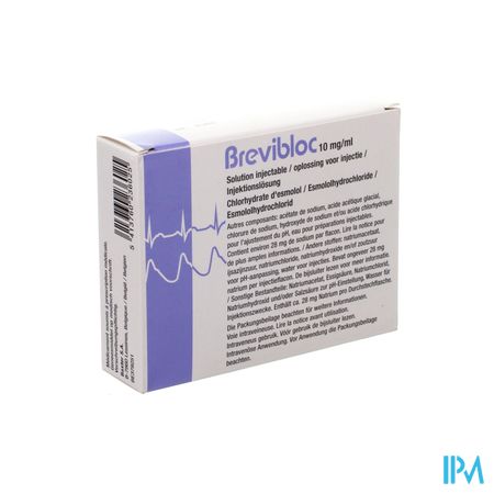 Brevibloc Vial 5 X 100mg 10ml